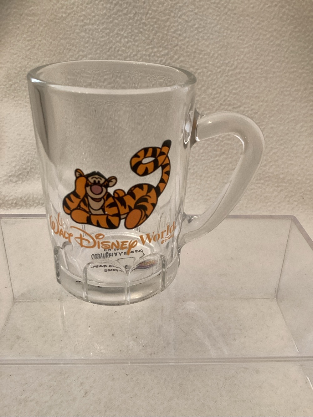 Disney~ Tigger Shot Glass ~ 3” Mini Mug Walt Disney World